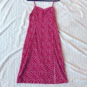 Red and white dress -only wore once! Size medium from Francesca’s